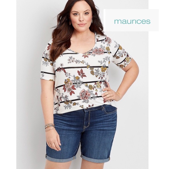 Maurices Pants - NWT Maurice’s plus size 24W Bermuda Jean shorts